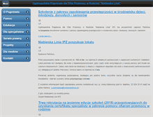 Tablet Screenshot of niebieskalinia.pl
