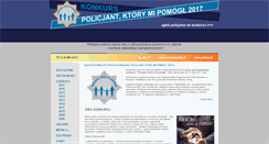 Desktop Screenshot of policjant.niebieskalinia.pl