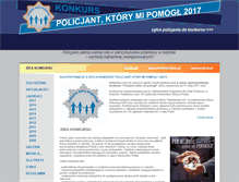 Tablet Screenshot of policjant.niebieskalinia.pl