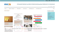 Desktop Screenshot of niebieskalinia.org